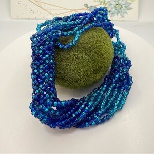 Blue Beaded Necklace